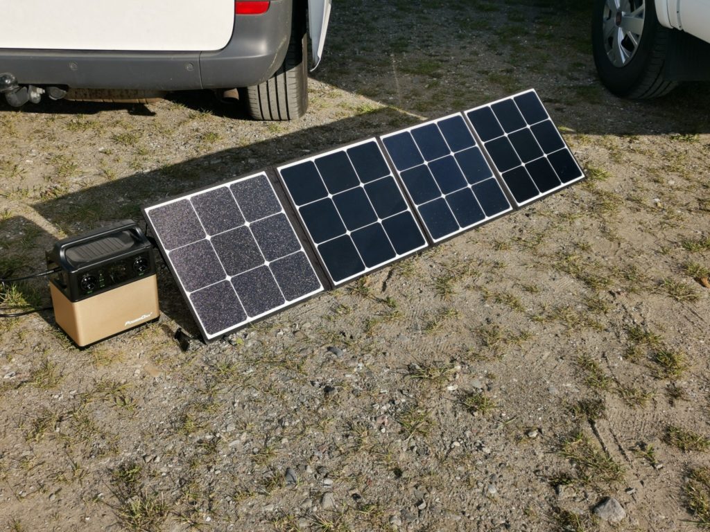 PowerOak 120W faltbares Solarmodul Test