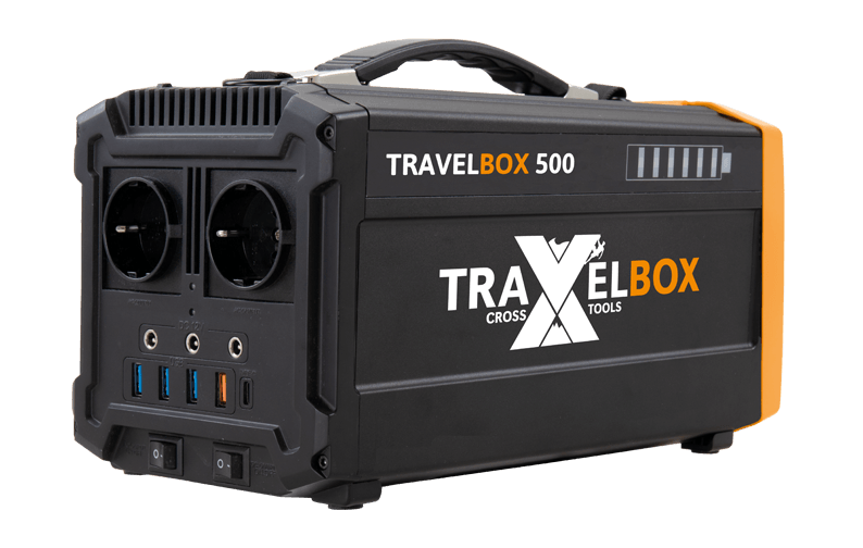TravelBox 555Wh mit 135 W Solartasche